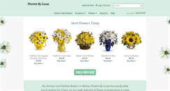 Desktop Screenshot of flowersbylucas.com